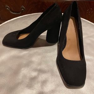 ASOS Black Suede 3.9 inch Heels